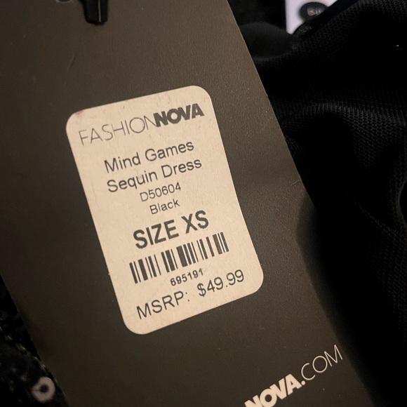 Fashion Nova “Mind Games Sequin” dress. - Picture 6 of 6